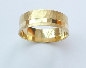 Hammered rose gold wedding band womensd women s kardashian