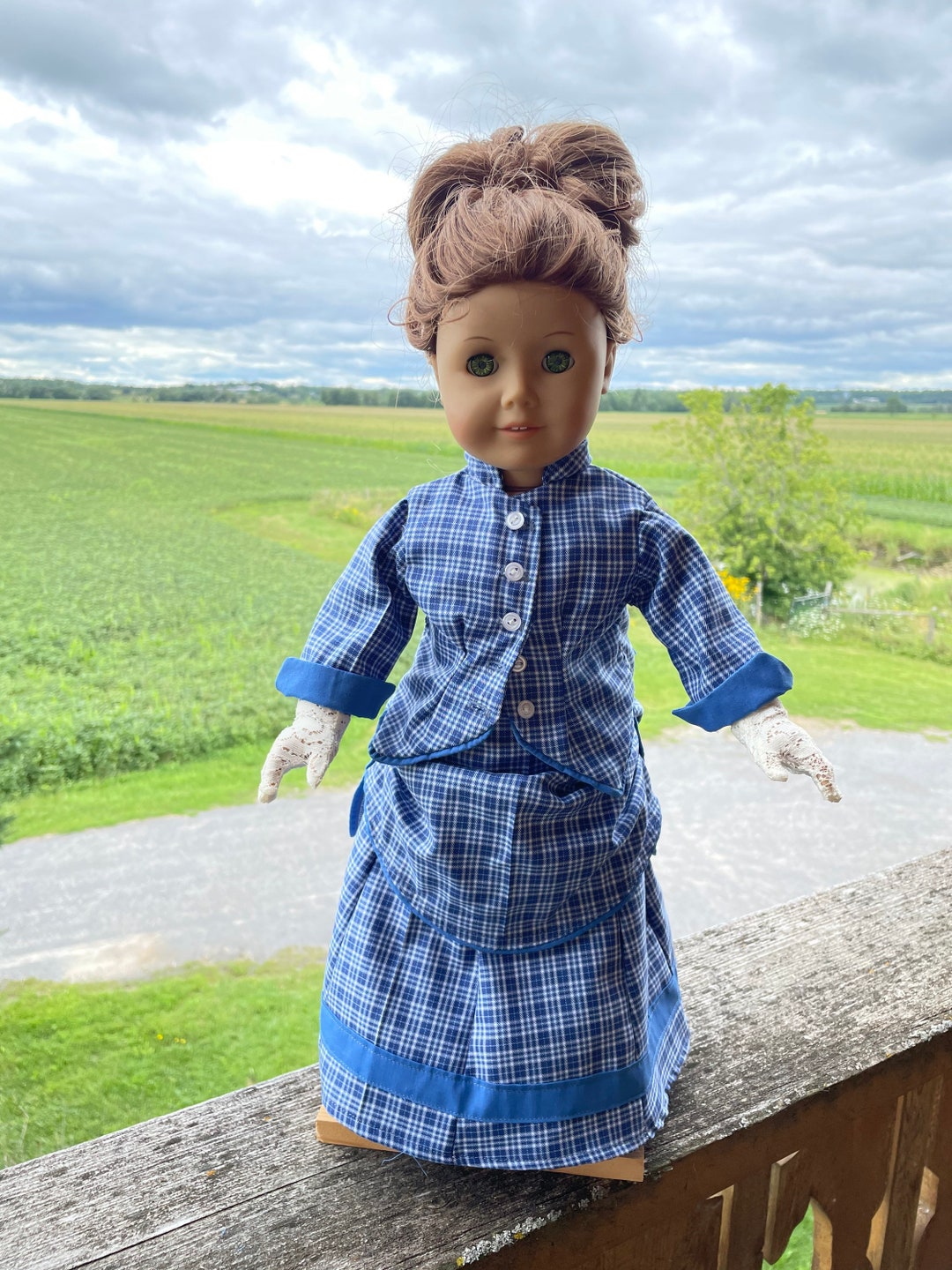 1870 Two Piece Bustle Dress With Lobster Tail Bustle and Lace Etsy