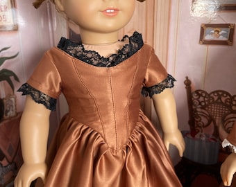 Jane Eyre collection gown for 18 inch dolls like American girl.