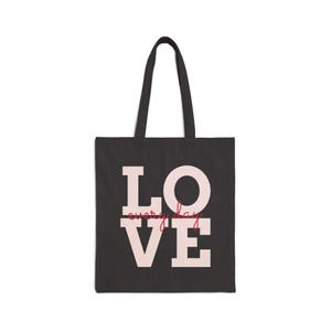 Reusable Canvas Tote Bag - Eco-Friendly | &quot;LOVE&quot; & &quot;Enjoy the Journey&quot; Designs