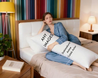 Fronha de corpo personalizada com foto, Dakimakura personalizada, presente para marido
