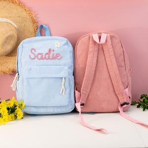 Custom Toddler Backpack,Children&#39;s School Bag,Back To School Gift,Personalized Kids Name Backpack,Kids Book Bag,Handmade School Bag for Kid