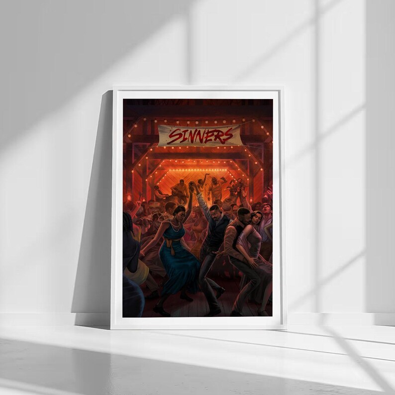 Sinners Surreal Montage Movie Poster, I Lied to You Musical Cartoon ...