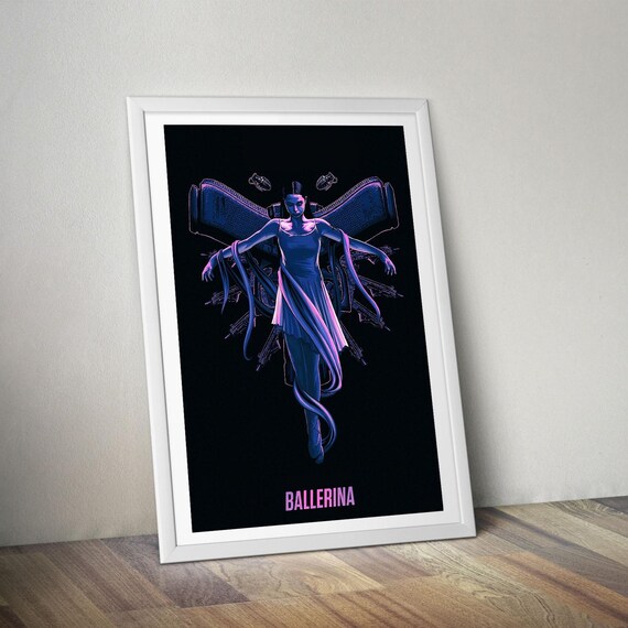 パープルバレリーナ アナ・デ・アルマス バレリーナ映画ポスター