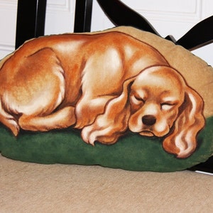 Cocker Spaniel Handpainted Soft Sculpture Pillow image 3