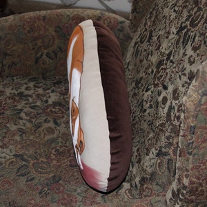 Bulldog Handpainted Soft Sculpture Pillow image 3
