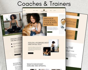 Minimalist Showit Website Template for Coaches & Bloggers