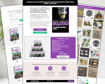 Systeme.io Digital Products Funnel Website Template, Systeme io Template, Systemeio Website Design Templates, DFY Digital Template
