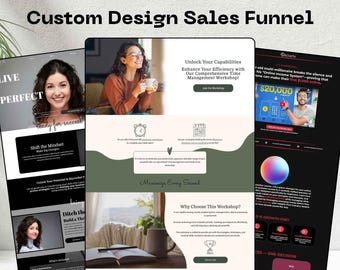 Custom Systeme.io Sales Funnel Template: DFY Website Design