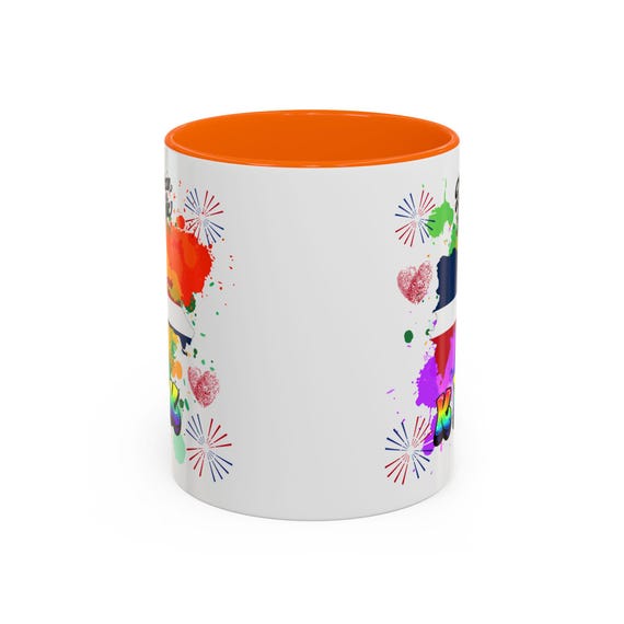 Dominican Republic Coffee Mug Vibrant Accent Cup for Coffee Lovers | Colorful Souvenir Gift Fun Travel Mug Unique Caribbean Kitchen Decor