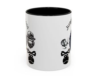 Jungle Boss Coffee Mug  Funny Jungle Animal Gift for Coffee Lovers Office Desk Mug, Birthday Gift Idea, Unique Safari-Themed Cup