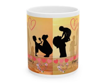 Mothers Day Mug Gift  Heartfelt Ceramic Coffee Cup for Mom, Birthday Family Memories Cozy Moments, Love Inspired Drinkware