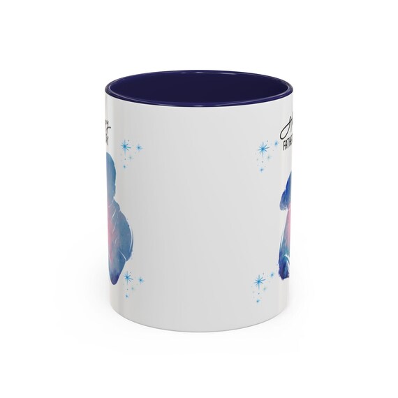 Fathers Day Coffee Mug for Dad Unique Artistic Accent Mug, Family Gift for Men, Kitchen & Home Drinkware, Celebration Keepsake