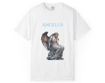 Angelus Unisex T-Shirt  Vintage Art Tee Aesthetic Angel Shirt Spiritual Casual Fashion Unique Gift for Him or Her