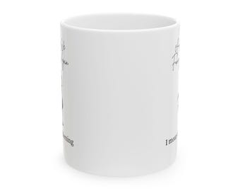 Funny Morning Coffee Mug  And Here We Fuking Go Again Rooster Quote  Sarcastic Mug Gift for Coworker, Friend, or Coffee Lover