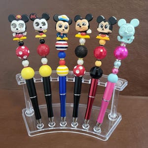 CUSTOM DESIGN - Disney Doorable Character novelty beaded pens