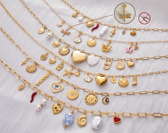 Custom Charm Necklace: Personalized DIY Jewelry Gift