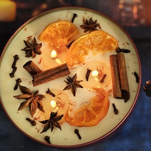Witch&#39;s Brew Candle Witchy Decor Meditation Ritual Candles Spell Candle Energy Work Housewarming Gift for Witch Fall Halloween Candles