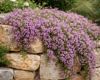 Creeping Thyme Live Plants - Starter Plugs & 4” Pots - Fragrant Ground Cover, Lawn Alternative, Thymus serpyllum, Deer Resistant