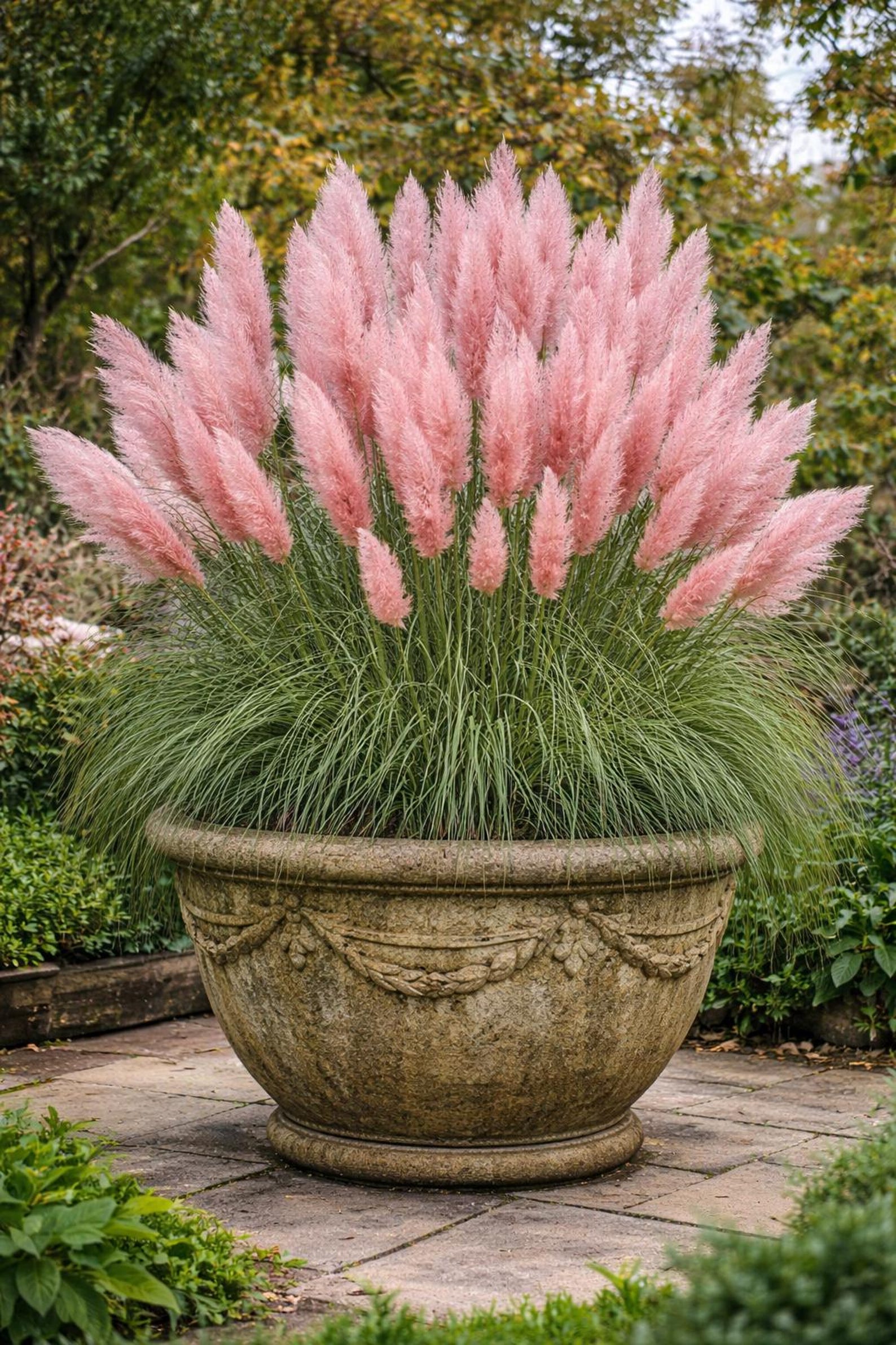 Pink Pampas Grass Plugs & 4” Pots – Cortaderia Selloana ‘rosea