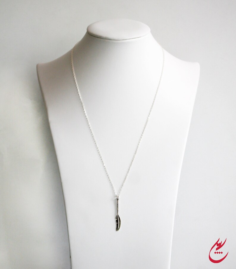 Sterling Chain Necklace Dainty Feather Necklace Lucifans Gift Unique Minimalist Silver Jewelry Sterling Silver Feather Wing Pendant