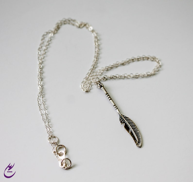 Sterling Chain Necklace Dainty Feather Necklace Lucifans Gift Unique Minimalist Silver Jewelry Sterling Silver Feather Wing Pendant