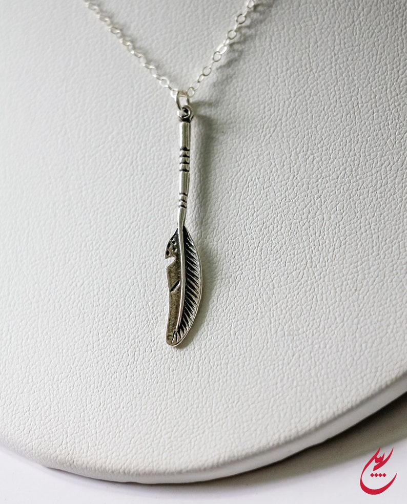 Sterling Chain Necklace Dainty Feather Necklace Lucifans Gift Unique Minimalist Silver Jewelry Sterling Silver Feather Wing Pendant