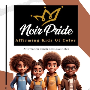 Affirmation Cards for Kids - Birthday Gifts - Back to School - Graduation - Black Empowerment for Children -  Mindfulness Gifts