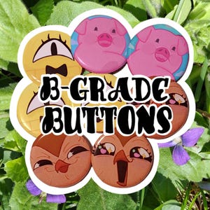 Bill Cimper Hooty Waddles Gravity Falls Die Eulen-Haus 1,25 &#39;Buttons || BESCHREIBUNG LESEN !!