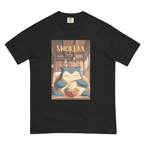 Snorlax t-shirt Colorful Anime Character T-Shirt