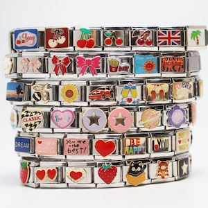Italian silver bracelets, italian charm bracelet,chain Italian bracelets, vintage Italian bracelets, personalized Italian bracelets