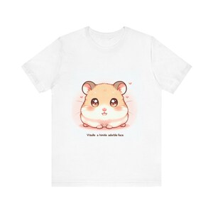 Cute Hamster Tee - Adorable Pet Lover Shirt, Funny Animal Graphic Tee, Gift for Kids and Adults, Cute Gift for Birthdays, Animal Lover
