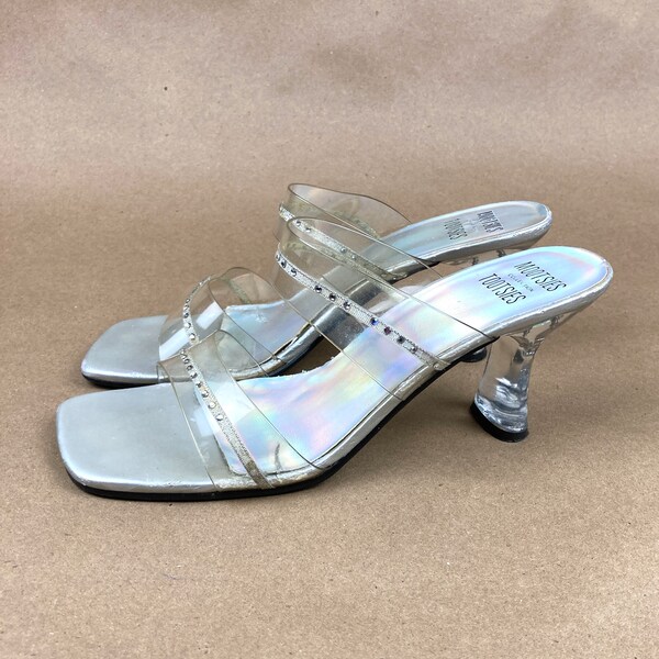 Clear Y2K Club Heels