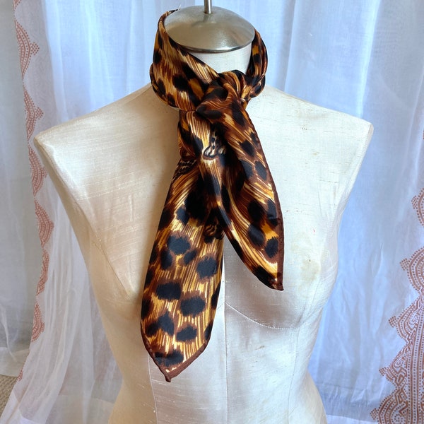 Leopard Print Scarf - Etsy