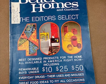 1971 Better Homes & Gardens Magazine: 70s Home Design Special