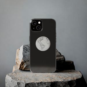 Erdige weiche Telefonhülle, umweltfreundliche Telefonabdeckung, Erddesign, Naturliebhabergeschenk, minimalistisches Telefonzubehör