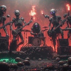 Creepy 3D Horror Band Video Templates + AI Prompts Bundle (Digital Download) image 18