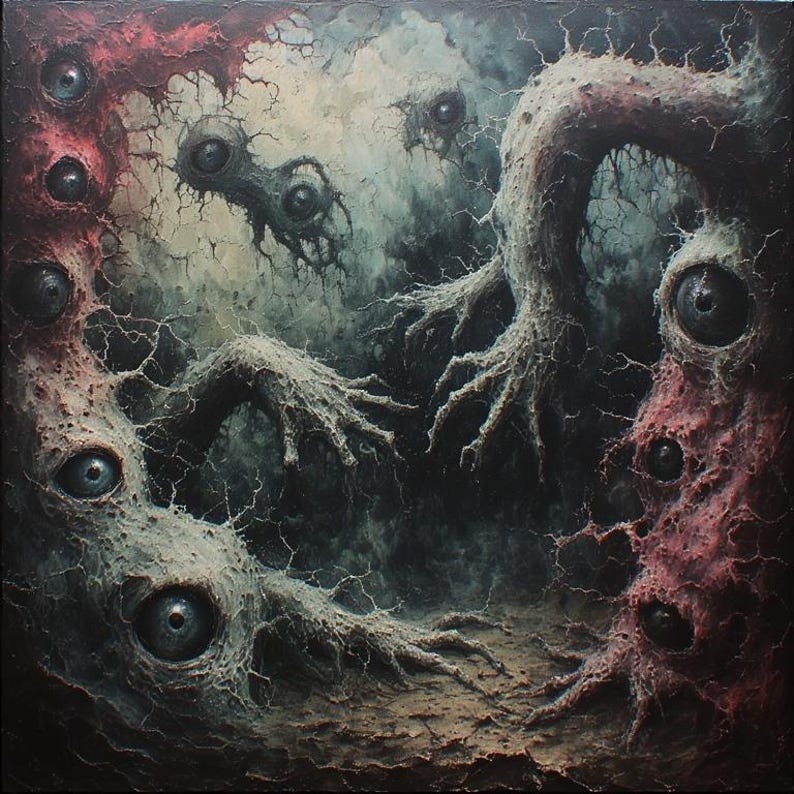 Creepy Horror Oil Prompts | 16K 3D Ultra HD Art Collection (Digital Download) image 15