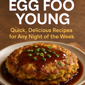 Ricettario Easy Egg Foo Young MEGA Bundle / eBook PLR + Flipbook + Schede Ricette + Tracce Musicali + Kit Promozionale per i Social Media