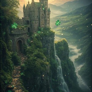 77 diseños de arte irlandés de la suerte / 16K 3D Ultra HD, Master Prompt (PLR abierto) imagen 5