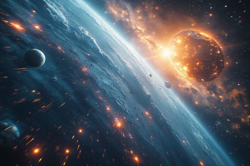 8K 3D-rymdbilder | Filmuniversum, PLR (digital nedladdning) bild 18