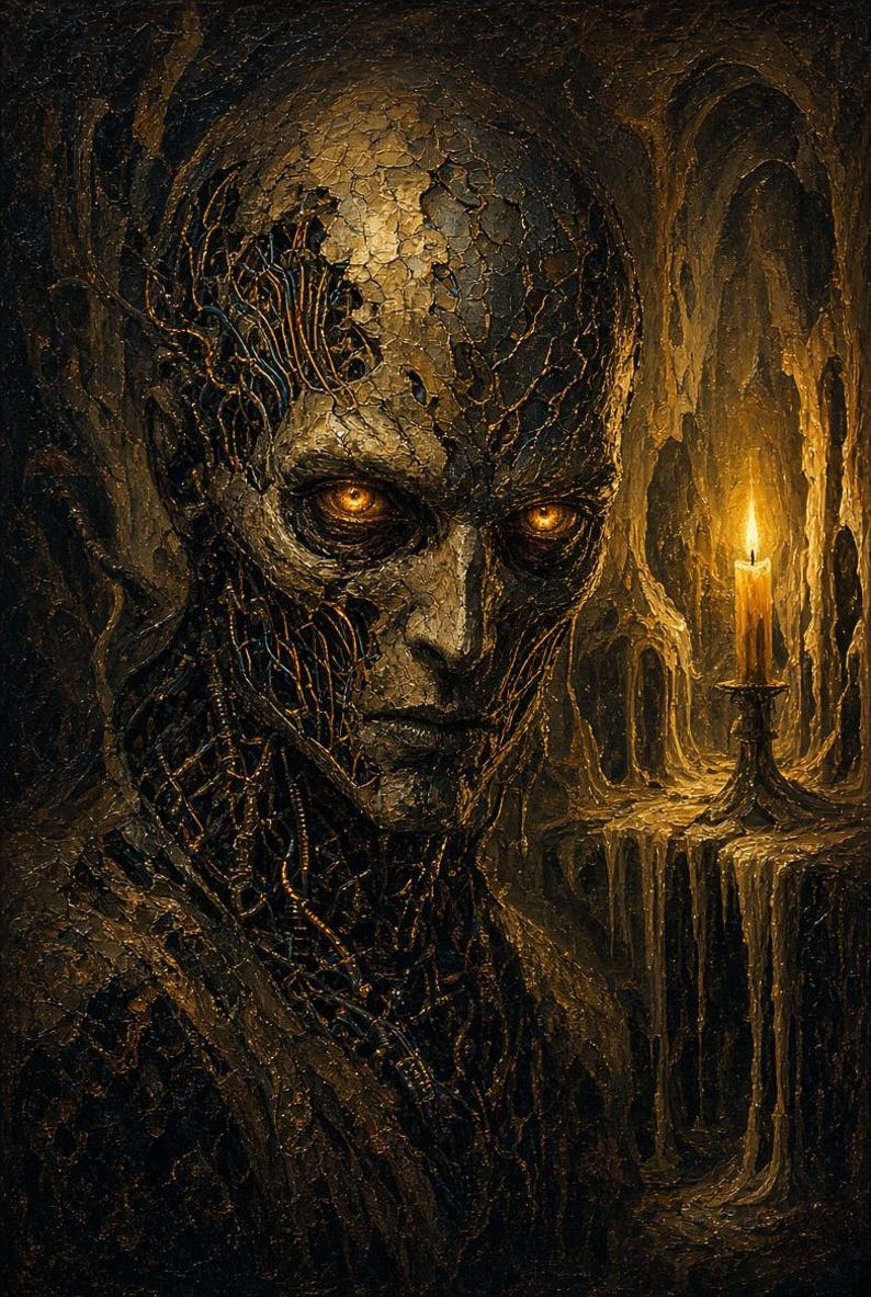 3,2 miljoner varelsebyggare | Gotisk skräck, cyberpunk-grafik (digital nedladdning) bild 3