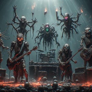 Creepy 3D Horror Band Video Templates + AI Prompts Bundle (Digital Download) image 15