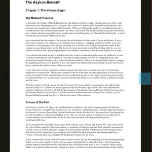 The Asylum Beneath – 14 kapitel psykologisk skräckmysteriethriller e-bok – Digital blädderbok – MRR bild 4