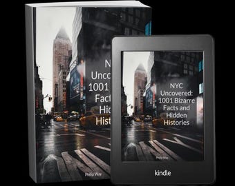 NYC Hidden History e-bok – 1001 bisarra fakta (digital nedladdning)