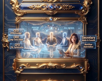 AI Virtual C-Suite eBook | Zero-Overhead Business Assistants (Digital Download)