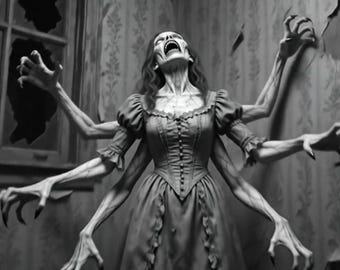 Creepy 3D Animated Horror Demon Woman | 3 Part Video Series MRR