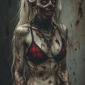 Hon är inte vad hon verkar vara – 8K 3D Goth Demon Girl Horror PLR-paket | 1 minuts video, 3 kortfilmer + 59 bilder (inget ljud) bild 18