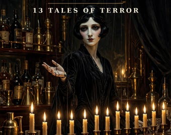 Midnight Speakeasy: 13 Tales of Terror | Horror Anthology eBook Hosted by the Puppet Hostess, 13 Original Scary Stories, Gothic Horror