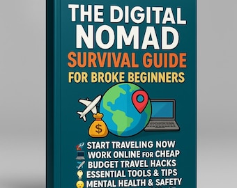 Digital Nomad Success Kit: PLR eBook, Checklist & Promo Mockups (Instant Download)